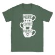 T-Shirt - More Coffee Please - Kaffeetassen Design - Unisex