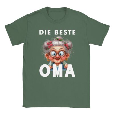 T-Shirt - Die Beste Oma - Lustige Oma Grafik - Unisex