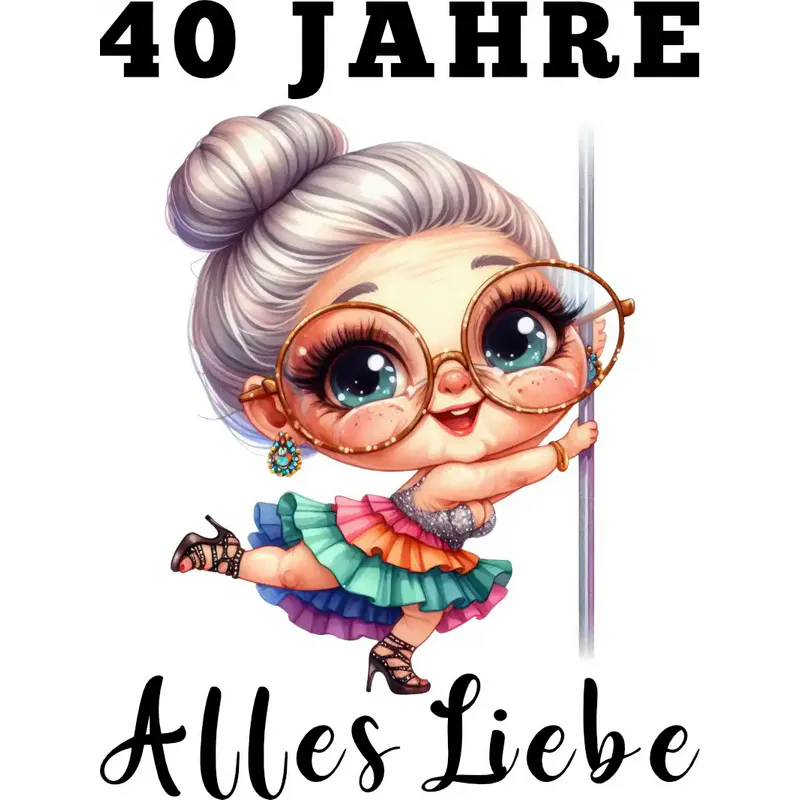 Design: 40 Jahre - Alles Liebe