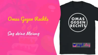 Omas Gegen Rechts - 6 T-Shirts mit Aufdruck