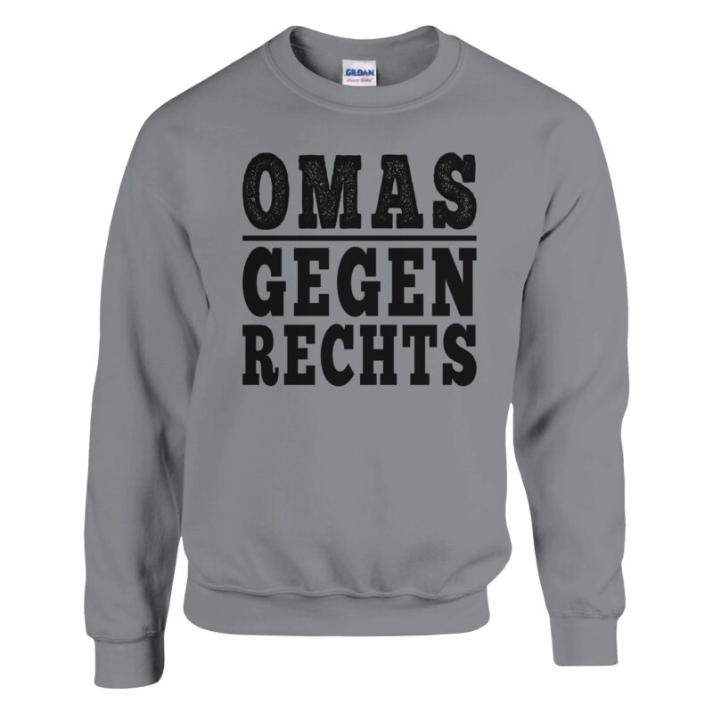 Sweatshirt - Omas Gegen Rechts - Balken Grafik - Unisex