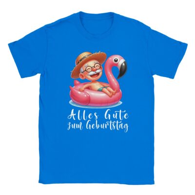 T-Shirt - Alles Gute zum Geburtstag - Opa im Schwimmreifen - Unisex