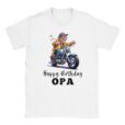 T-Shirt - Happy Birthday Opa - Opa Am Motorrad - Unisex