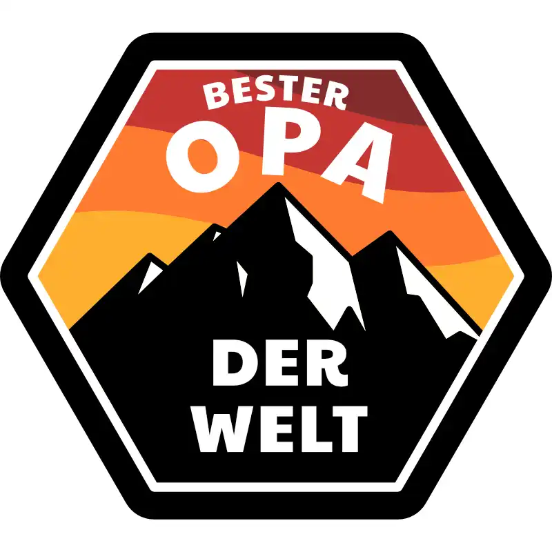 T-Shirt Design - Bester Opa der Welt - Vintage Grafik