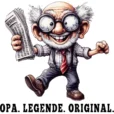 T-Shirt Design: Opa. Legende. Original. - Lustiger Opa