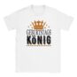 T-Shirt - Geburtstags König - Krone Grafik - Unisex