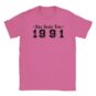 T-Shirt - Das Beste von 1991 - Jahrgang - Unisex