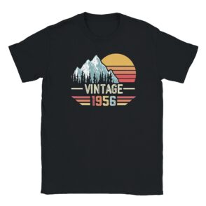 T-Shirt - Vintage 1956 - Sonnenuntergang Grafik - Unisex