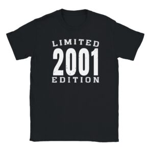 T-Shirt - Limited 2001 Edition - Jahrgang - Unisex
