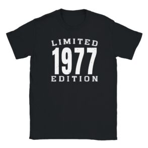 T-Shirt - Limited 1977 Edition - Jahrgang - Unisex