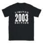 T-Shirt - Limited 2003 Edition - Jahrgang - Unisex
