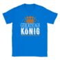 T-Shirt - Geburtstags König - Krone Grafik - Unisex