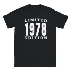 T-Shirt - Limited 1978 Edition - Jahrgang - Unisex
