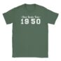 T-Shirt - Das Beste von 1950 - Nur Text - Unisex