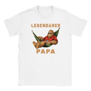 T-Shirt - Legendärer Papa - Cooler Affe Papa