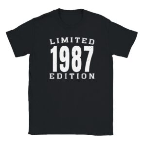 T-Shirt - Limited 1987 Edition - Jahrgang - Unisex