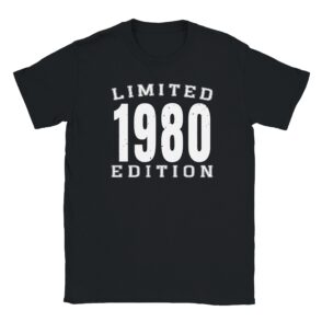 T-Shirt - Limited 1980 Edition - Jahrgang - Unisex