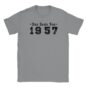T-Shirt - Das Beste von 1957 - Jahrgang - Unisex