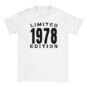 T-Shirt - Limited 1978 Edition - Jahrgang - Unisex