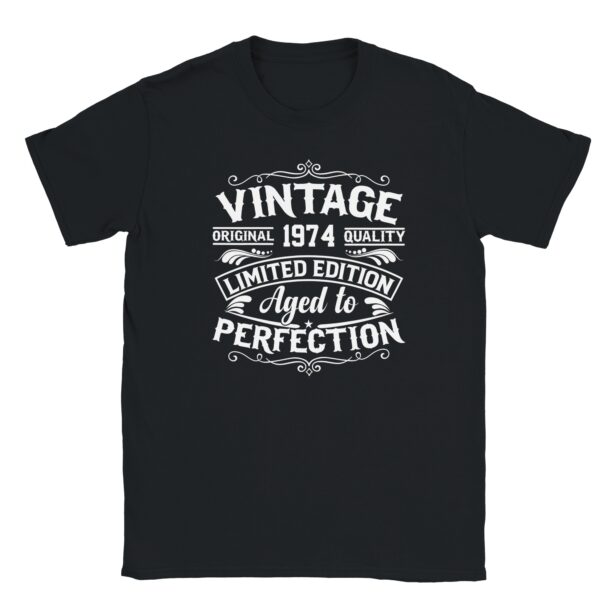 T-Shirt - Vintage 1974 - Jahrgang Grafik - Unisex