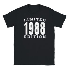 T-Shirt - Limited 1988 Edition - Jahrgang - Unisex