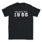 T-Shirt - Das Beste von 1966 - Jahrgang - Unisex