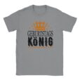 T-Shirt - Geburtstags König - Krone Grafik - Unisex