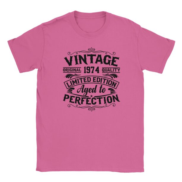 T-Shirt - Vintage 1974 - Jahrgang Grafik - Unisex