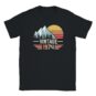 T-Shirt - Vintage 1974 - Sonnenuntergang Grafik - Unisex
