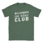 T-Shirt - Willkommen im 40er Club - Nur Text - Unisex