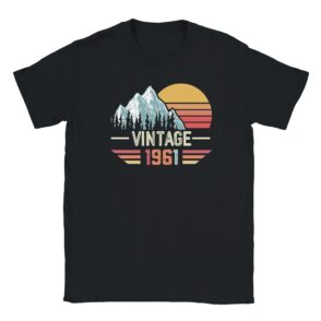 T-Shirt - Vintage 1961 - Sonnenuntergang Grafik - Unisex
