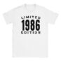 T-Shirt - Limited 1986 Edition - Jahrgang - Unisex
