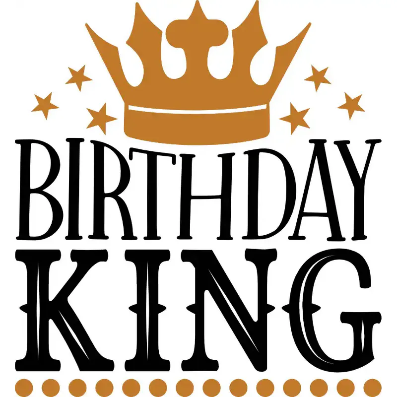 Design: Birthday King - Krone Design