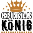 Design: Geburtstags König - Krone Grafik