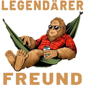 Design: Legendärer Freund - Cooler Affe