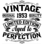 Design: Vintage 1953 - Jahrgang Grafik