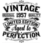Design: Vintage 1957 - Jahrgang Grafik