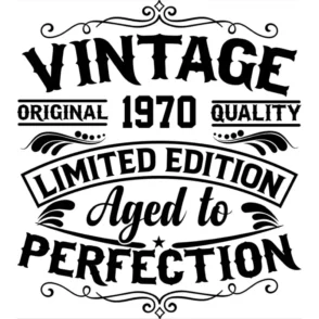 Design: Vintage 1970 - Jahrgang Grafik